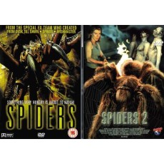 蜘蛛灾/天蛛地灭 Spiders1+2 经典B级怪物CULT恐怖 双碟DVD收藏版